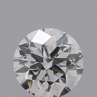 0.30 Carat Round F SI2 EX VG GIA Natural Diamond