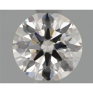 0.57 Carat Round H VVS1 EX GIA Natural Diamond