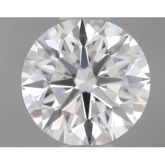 0.4 Carat Round F VVS2 EX GIA Natural Diamond