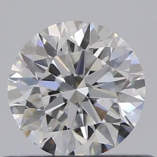 0.45 Carat Round F VS2 EX GIA Natural Diamond