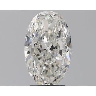 2.51 Carat Oval H SI1 - EX VG GIA Natural Diamond