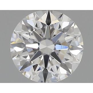 0.37 Carat Round D SI1 EX GIA Natural Diamond