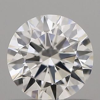 0.6 Carat Round G VVS2 EX GIA Natural Diamond