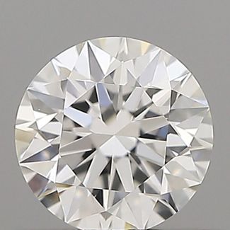 0.4 Carat Round F VVS1 EX GIA Natural Diamond