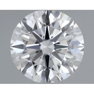 0.31 Carat Round D VVS2 EX GIA Natural Diamond