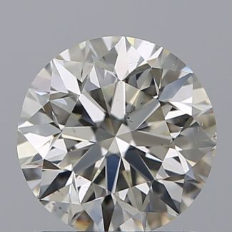 1.00 Carat Round I SI1 EX VG GIA Natural Diamond