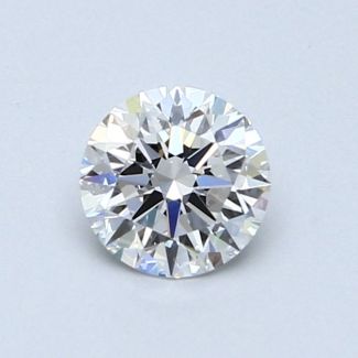 0.71 Carat Round D VVS2 VG EX GIA Natural Diamond