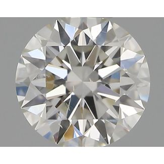 0.31 Carat Round G SI1 EX IGI Natural Diamond