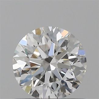 0.61 Carat Round E VVS2 EX GIA Natural Diamond