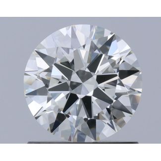 0.9 Carat Round I VVS2 EX GIA Natural Diamond