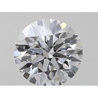 0.4 Carat Round F VVS2 EX GIA Natural Diamond