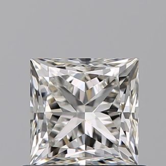 0.71 Carat Princess H VVS2 - VG GIA Natural Diamond