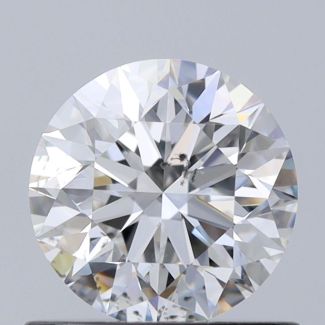 0.73 Carat Round F SI1 EX GIA Natural Diamond