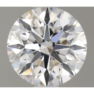 0.84 Carat Round F SI1 EX GIA Natural Diamond