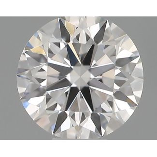 0.3 Carat Round D VS2 EX VG GIA Natural Diamond