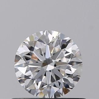 0.51 Carat Round D VS2 VG EX GIA Natural Diamond