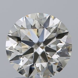 1.30 Carat Round J SI1 EX VG IGI Natural Diamond