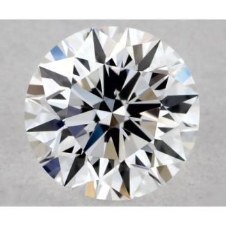 0.31 Carat Round E VVS2 EX VG GIA Natural Diamond