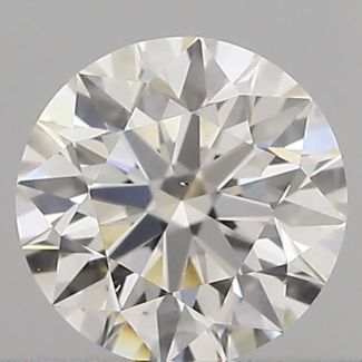 0.50 Carat Round H VS2 EX GIA Natural Diamond