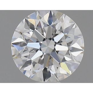 0.35 Carat Round D VVS1 EX GIA Natural Diamond