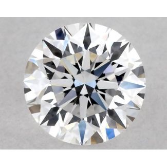 0.31 Carat Round D VVS2 EX GIA Natural Diamond