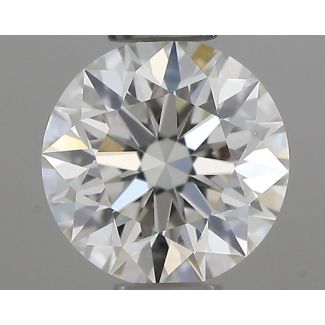 0.4 Carat Round H VVS1 EX IGI Natural Diamond