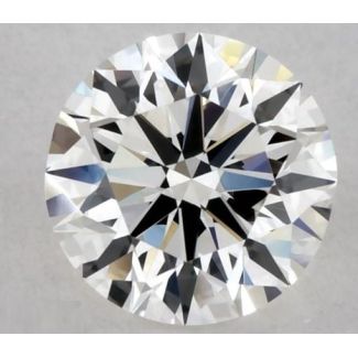 0.5 Carat Round H VVS1 EX VG GIA Natural Diamond