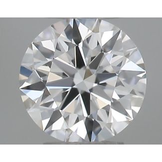 0.22 Carat Round E VVS2 EX GIA Natural Diamond