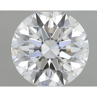 0.26 Carat Round E VVS2 EX GIA Natural Diamond