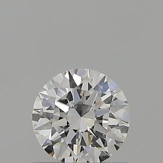 0.52 Carat Round D VS1 EX GIA Natural Diamond