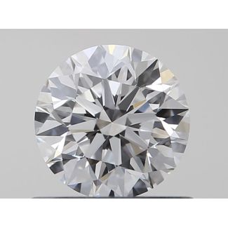 0.53 Carat Round E IF EX GIA Natural Diamond