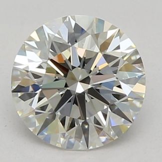 0.60 Carat Round I VVS1 EX GIA Natural Diamond