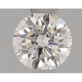 0.32 Carat Round H VS1 EX VG IGI Natural Diamond