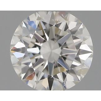 0.31 Carat Round H SI2 EX IGI Natural Diamond