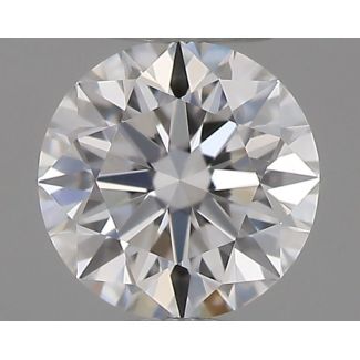 0.2 Carat Round E VVS2 EX GIA Natural Diamond