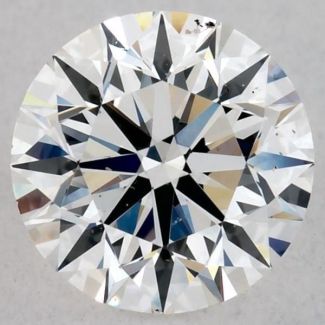 0.6 Carat Round F SI1 EX GIA Natural Diamond