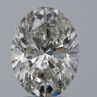 2.01 Carat Oval H I1 - EX GIA Natural Diamond