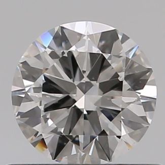 0.50 Carat Round F VS2 VG EX GIA Natural Diamond