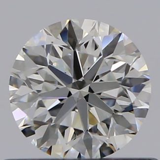 0.50 Carat Round H VS1 VG EX GIA Natural Diamond