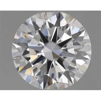 0.5 Carat Round D VVS1 EX GIA Natural Diamond