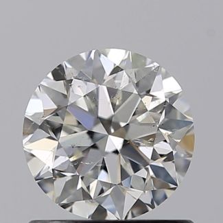 0.80 Carat Round H SI2 VG EX GIA Natural Diamond