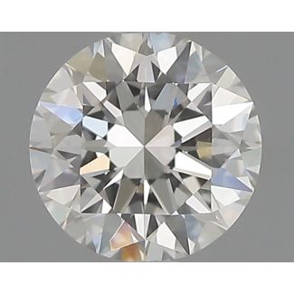 0.53 Carat Round H IF EX GIA Natural Diamond