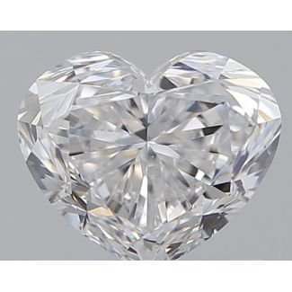 0.78 Carat Heart D VS2 - EX GIA Natural Diamond