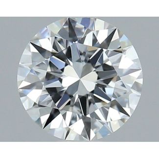 0.8 Carat Round F VVS1 EX GIA Natural Diamond