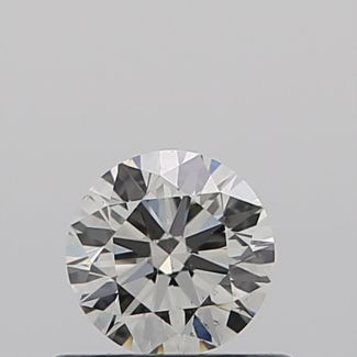 0.41 Carat Round J VS2 EX VG GIA Natural Diamond