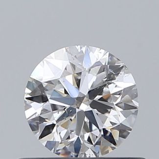 0.51 Carat Round D SI2 VG GIA Natural Diamond