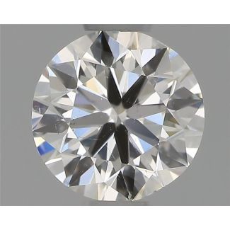 0.50 Carat Round G SI1 VG EX GIA Natural Diamond