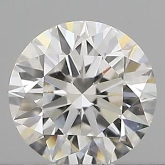 0.25 Carat Round H VS2 EX GIA Natural Diamond