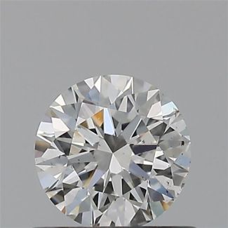 0.50 Carat Round G SI1 EX GIA Natural Diamond