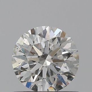 0.37 Carat Round E VVS1 EX GIA Natural Diamond